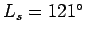 $L_s = 121^\circ$