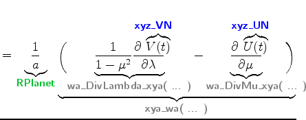 $\displaystyle = \underbrace{\Dinv{a}}_{ \mbox{{\cmssbx\textcolor{PineGreen}{RPl...
...!\!\!\!\!\!\!\!} \biggr) }_{ \mbox{{\cmssbx\textcolor{Gray}{xya\_wa( ... )}}} }$